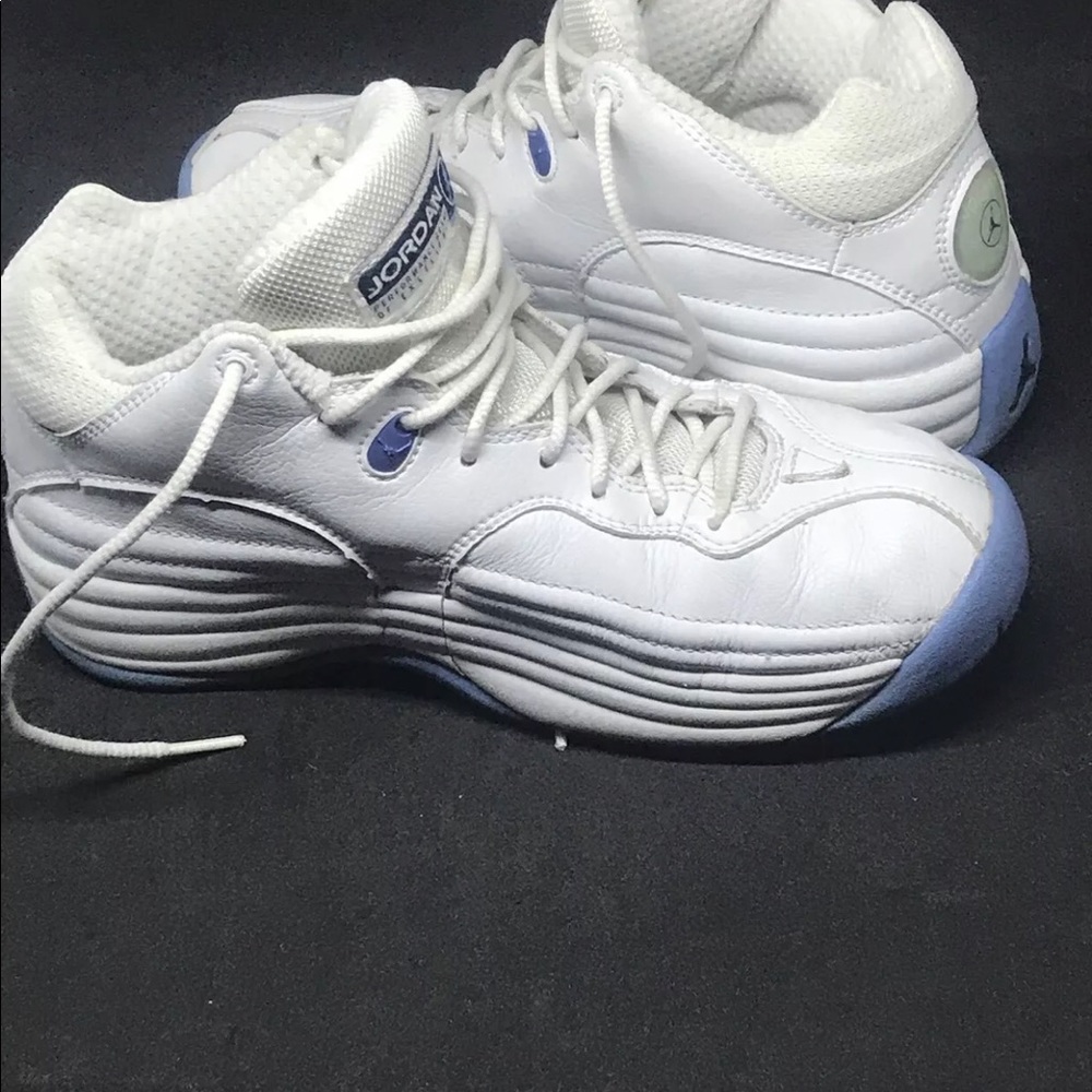 VINTAGE ๐ โ98 Nike Jordan Jumpman Team 1 UNC Blue - Picture 8 of 8